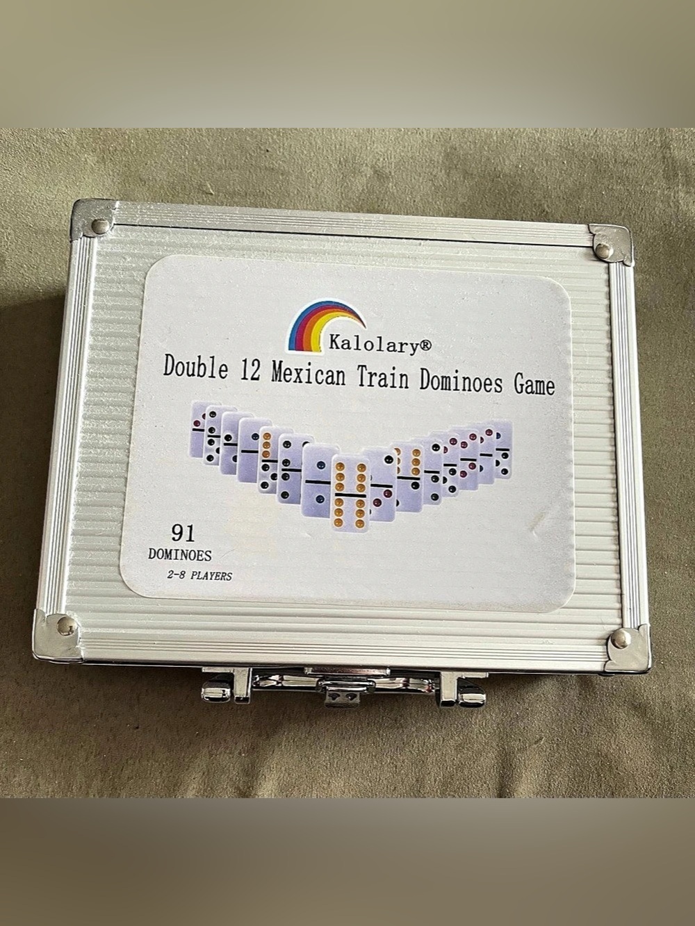 Double 12 Mexican Train Dominoes Game